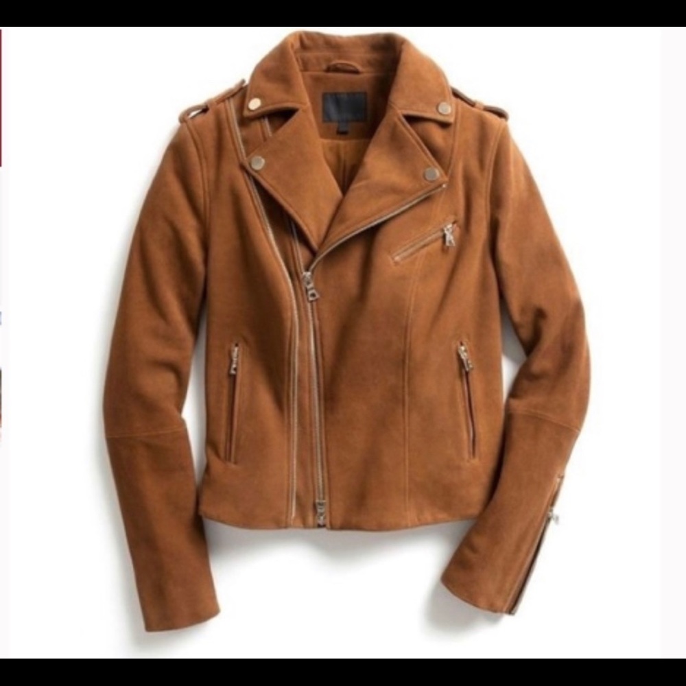 Intermix suede Moto Jacket (size S)